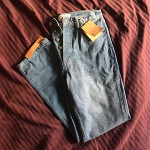 NWT Reformation Cynthia High Relaxed Jean
